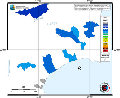 Mappa MCS - territori comuni