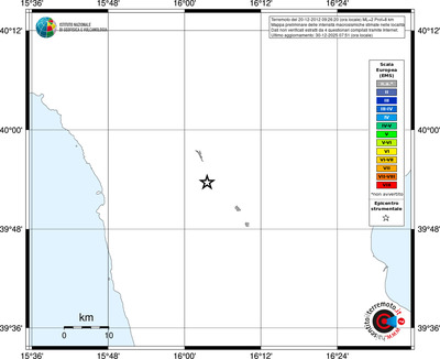 Mappa EMS - territori località