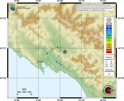 Mappa EMS - località