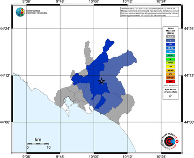 Mappa MCS - territori comuni