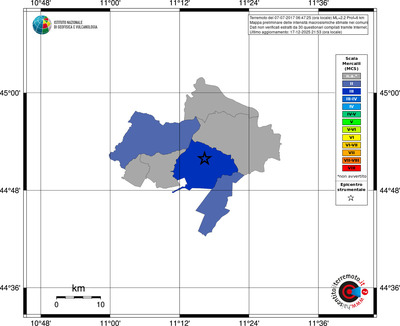 Mappa MCS - territori comuni