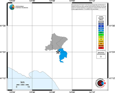 Mappa MCS - territori comuni