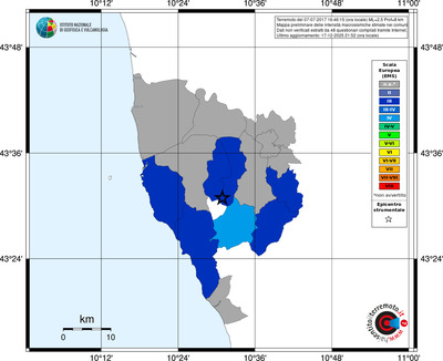 Mappa EMS - territori comuni