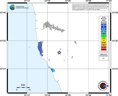 Mappa MCS - territori località