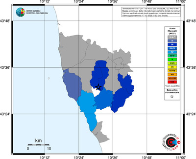 Mappa MCS - territori comuni