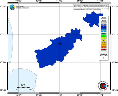 Mappa EMS - territori comuni