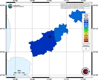 Mappa MCS - territori comuni