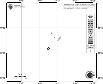 Mappa MCS - territori località