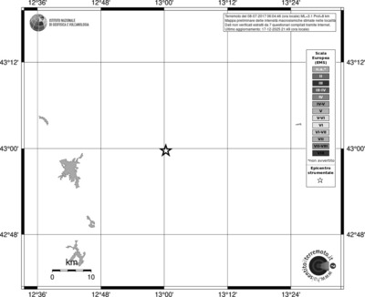 Mappa EMS - territori località