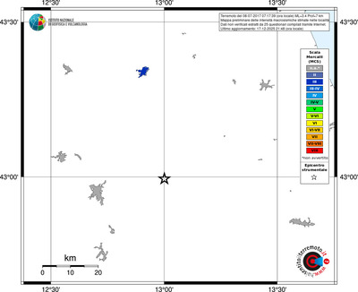 Mappa MCS - territori località