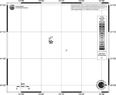 Mappa MCS - territori località