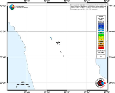 Mappa EMS - territori località