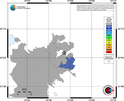 Mappa MCS - territori comuni