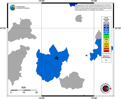 Mappa EMS - territori comuni