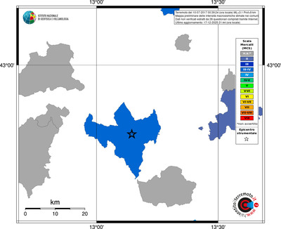 Mappa MCS - territori comuni