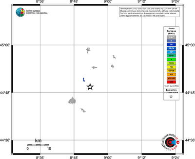 Mappa EMS - territori località