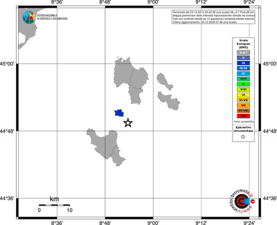 Mappa EMS - territori comuni