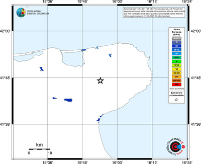 Mappa EMS - territori località