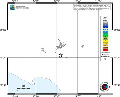 Mappa EMS - territori località