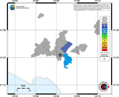 Mappa MCS - territori comuni