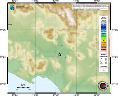 Mappa MCS - località