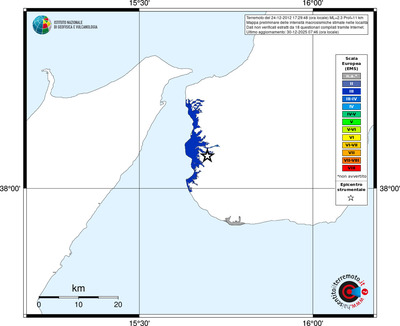 Mappa EMS - territori località
