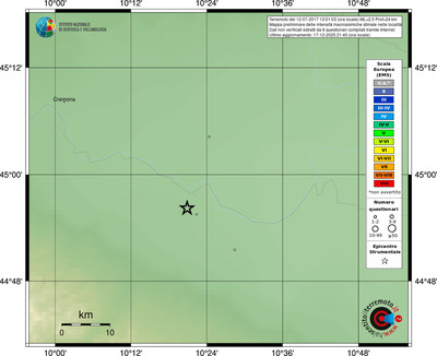 Mappa EMS - località
