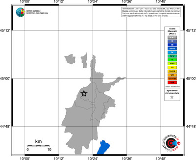 Mappa MCS - territori comuni