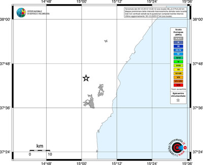 Mappa EMS - territori località