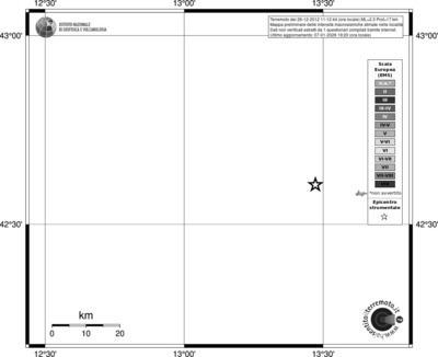 Mappa EMS - territori località