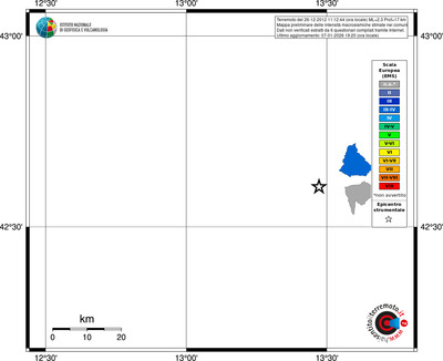 Mappa EMS - territori comuni