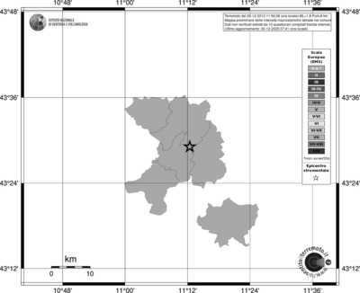 Mappa EMS - territori comuni