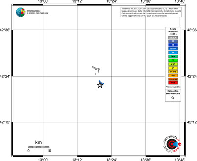 Mappa MCS - territori località