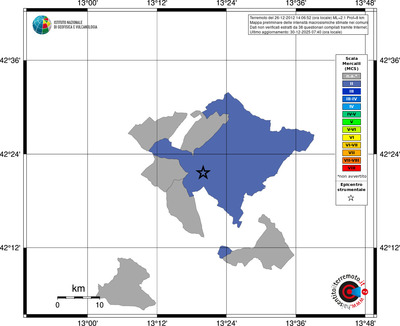 Mappa MCS - territori comuni