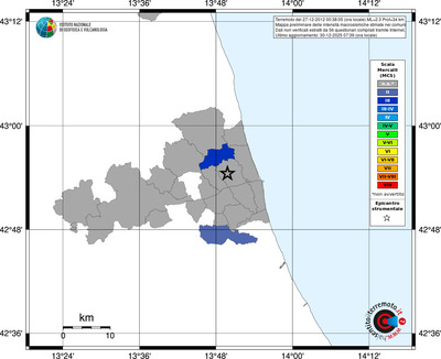 Mappa MCS - territori comuni
