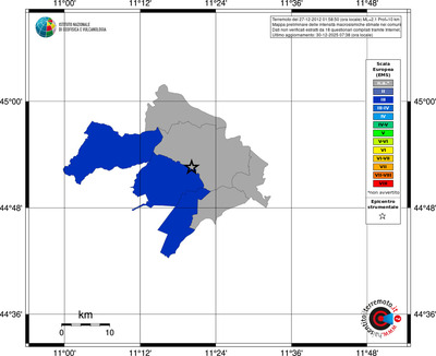 Mappa EMS - territori comuni