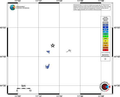 Mappa MCS - territori località