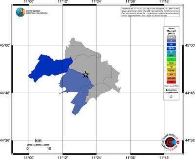 Mappa MCS - territori comuni
