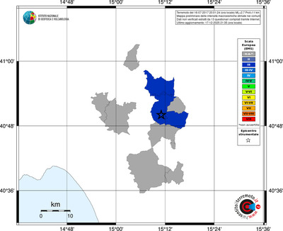 Mappa EMS - territori comuni