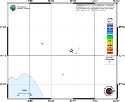Mappa MCS - territori località