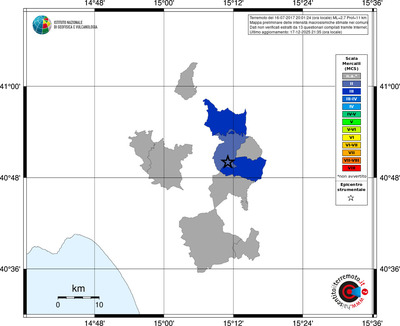 Mappa MCS - territori comuni