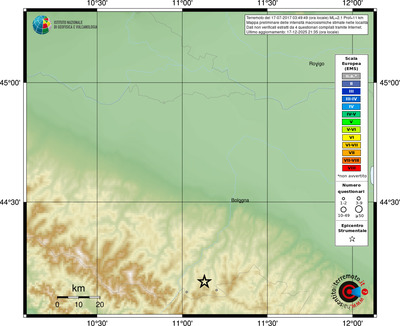 Mappa EMS - località