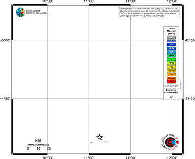 Mappa MCS - territori località
