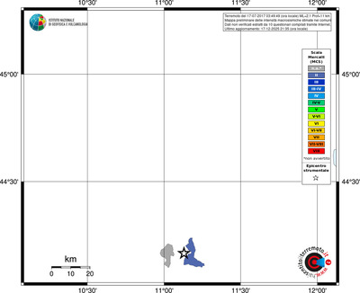 Mappa MCS - territori comuni