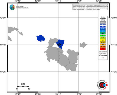 Mappa EMS - territori comuni