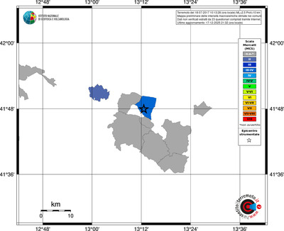 Mappa MCS - territori comuni