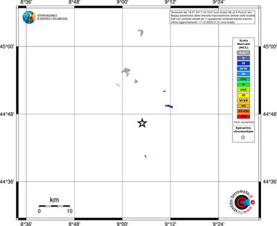 Mappa MCS - territori località