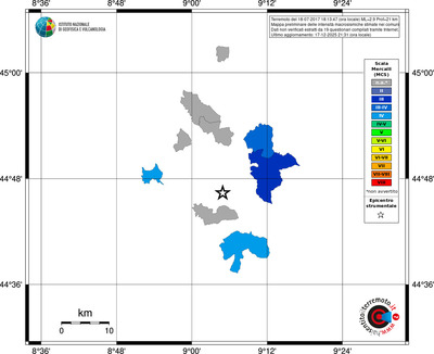 Mappa MCS - territori comuni
