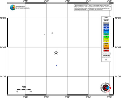Mappa MCS - territori località