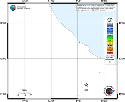Mappa EMS - territori località